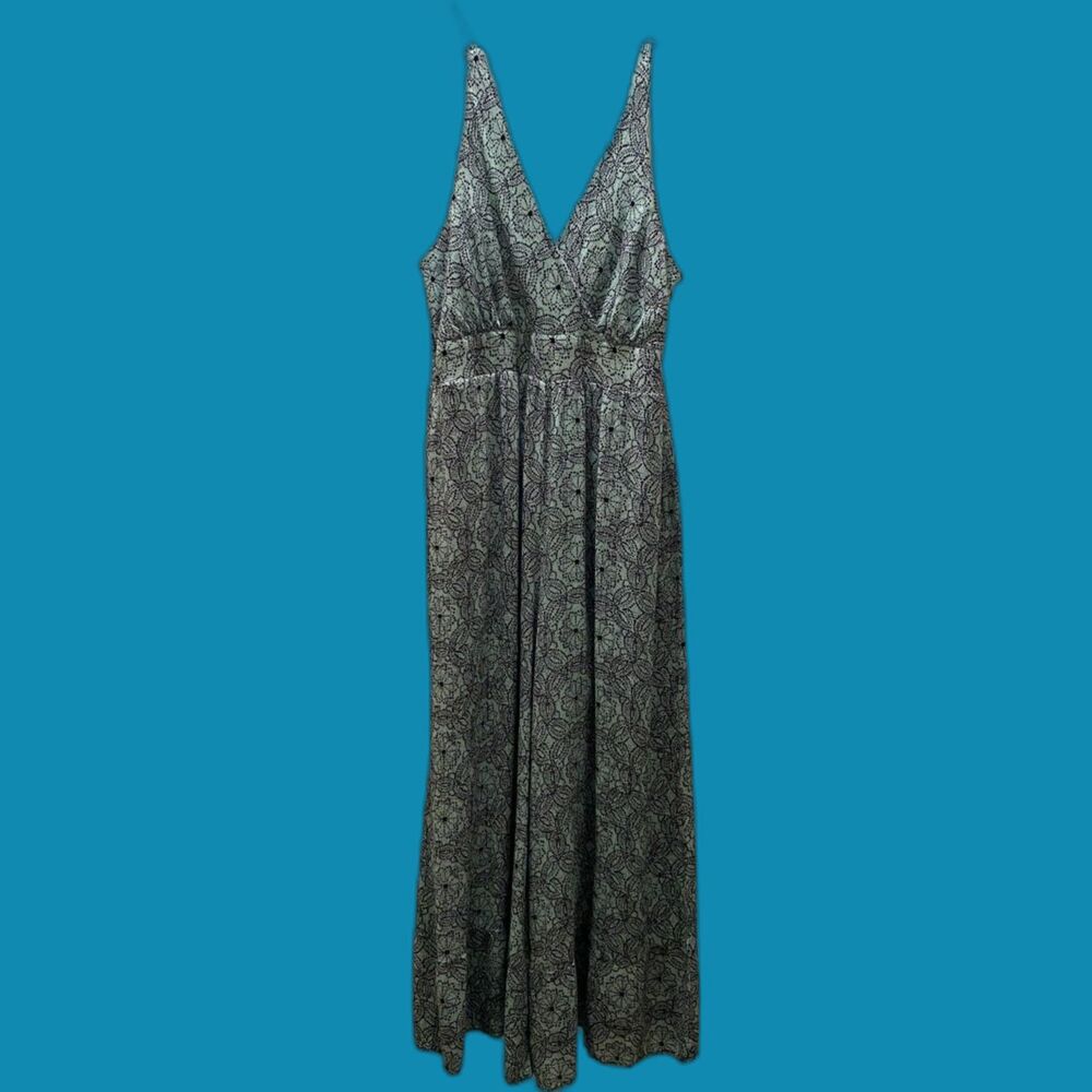 Est. 1946 Boho Floral Sleeveless V-Neck Jumpsuit Size LP